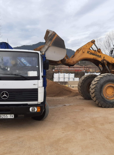 Transporte de materiales en Viladecans