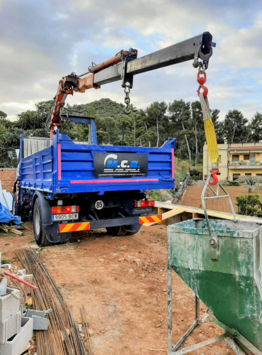 Servicio de transporte de materiales en Viladecans