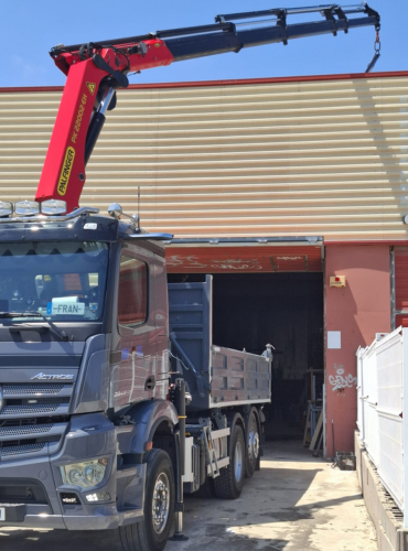 Servicio de transporte de materiales en Viladecans